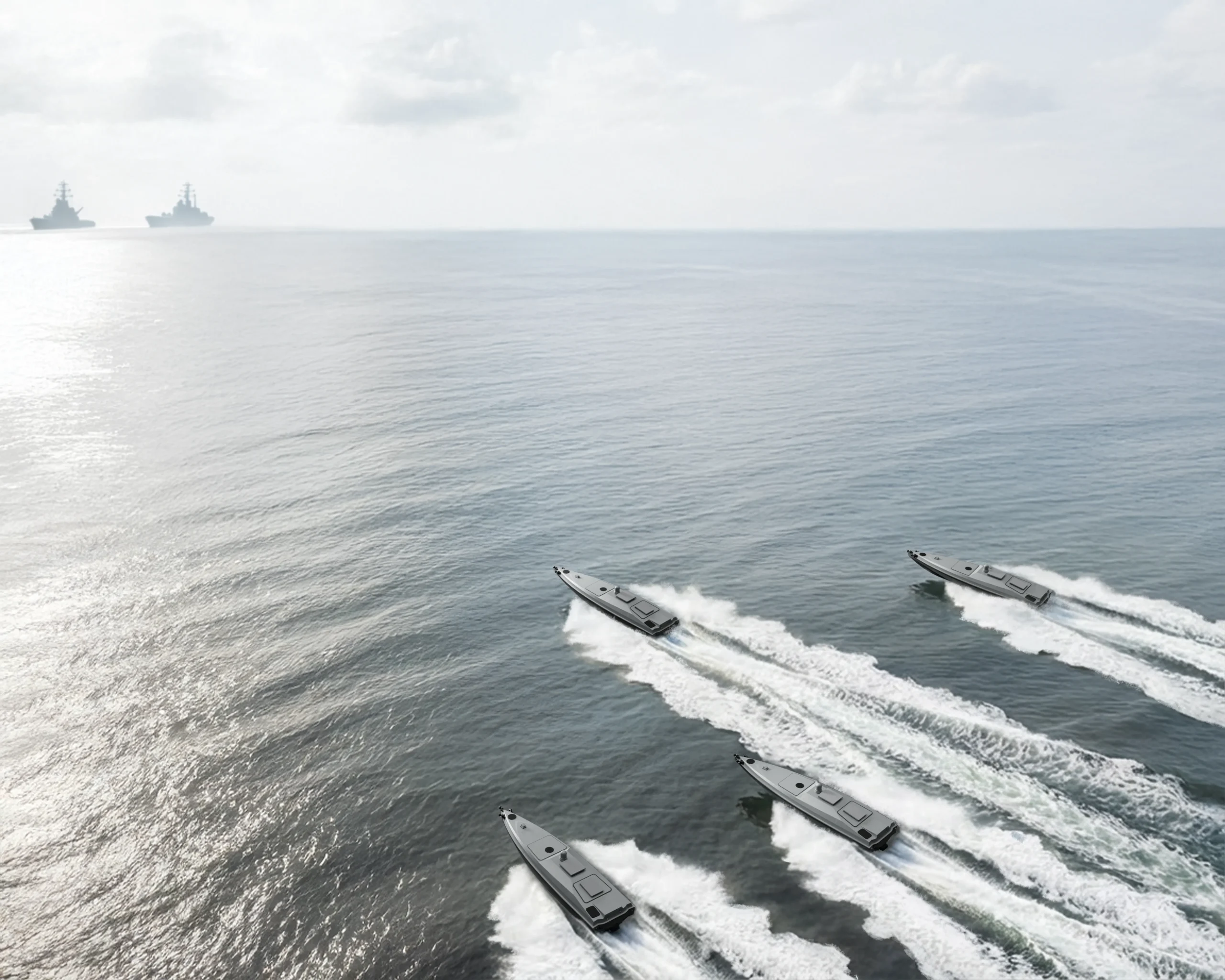 Tactical Boats on Water